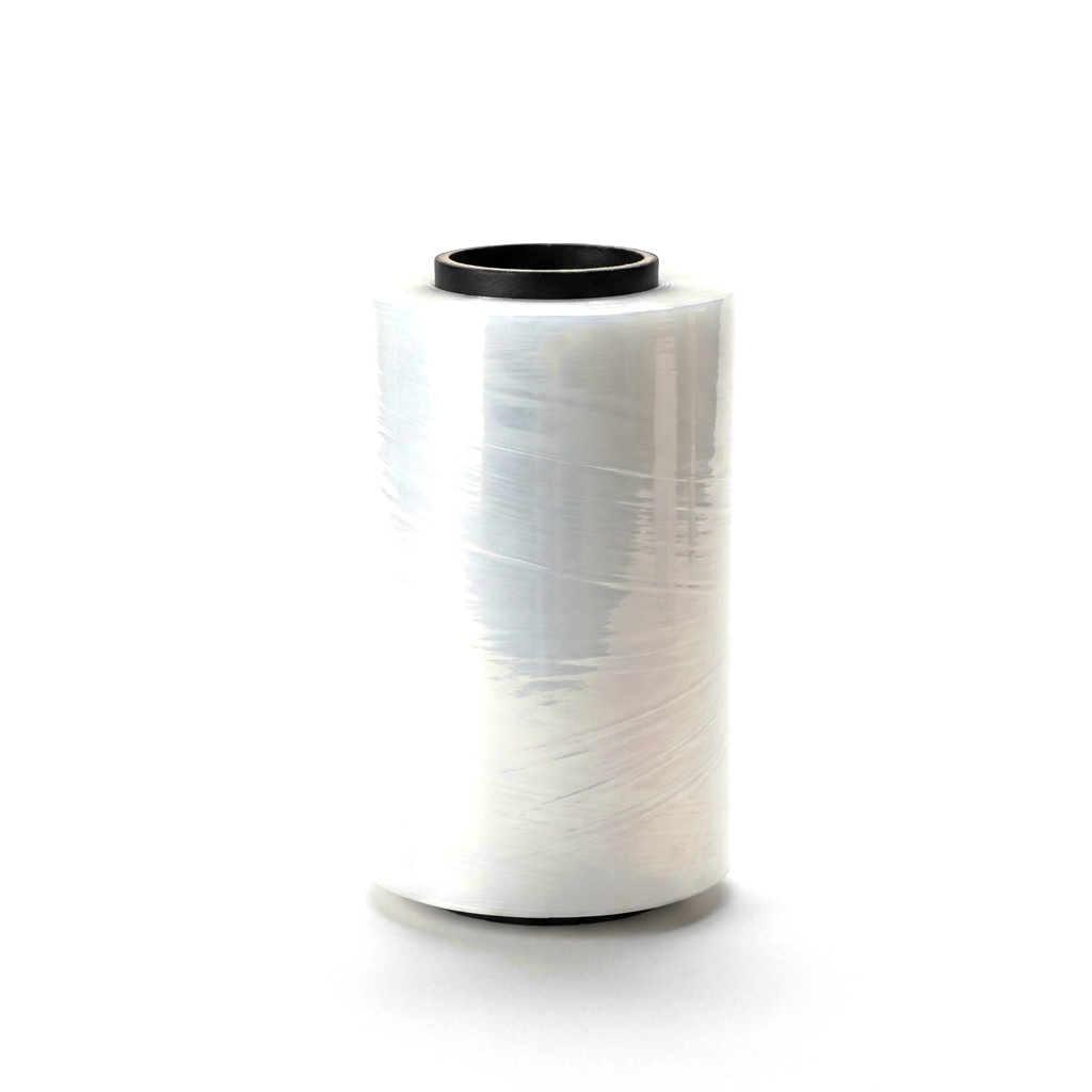 Rolls of clear machine and hand stretch wrap film