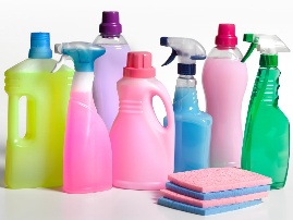 Bottle of industrial cleaner and degreaser