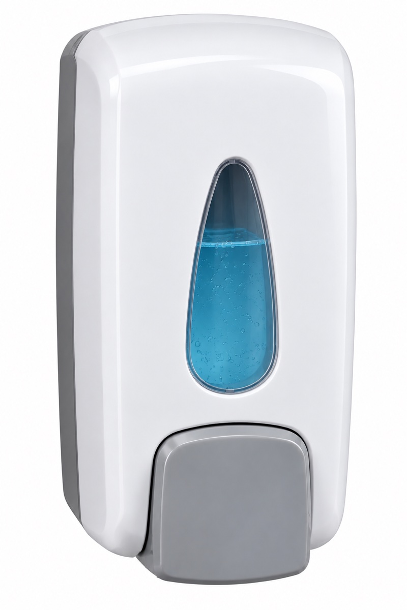 Wall mounted hand soap dispenser