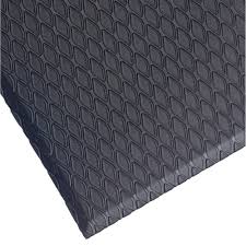 Black anti-fatigue floor mat