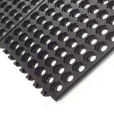 Slip resistant floor matting