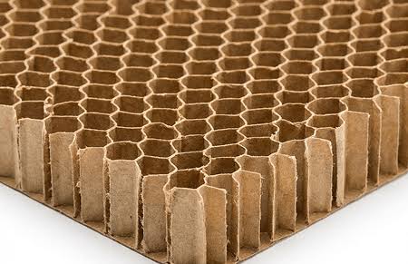 Roll of honeycomb paper wrap