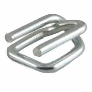 Wire buckles for cord strapping
