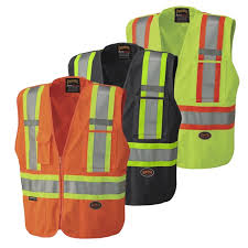 High visibility safety vest