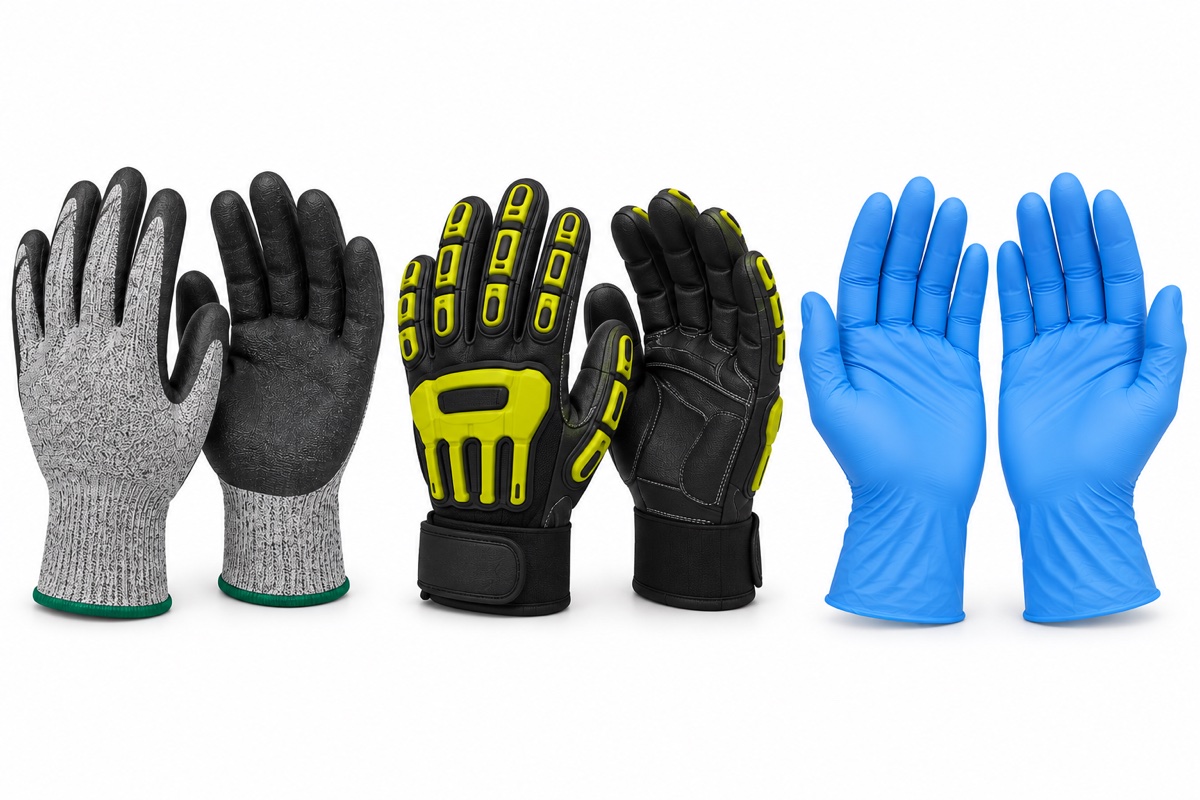 Pair of work gloves