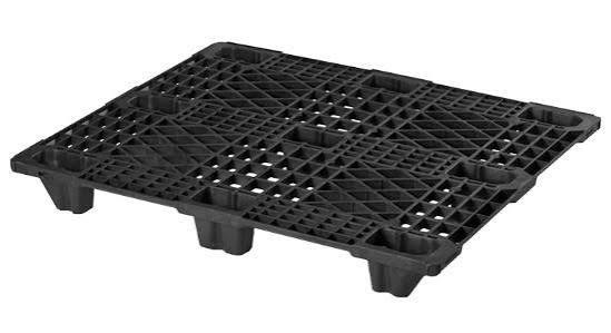 Black plastic pallet